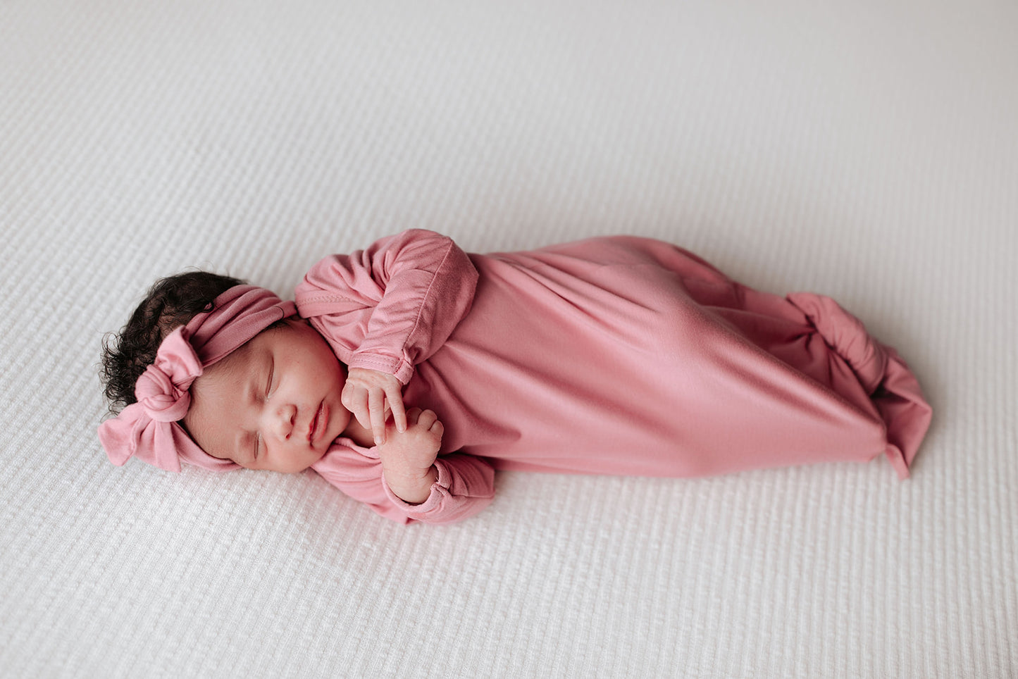 Rose Knotted Baby Gown