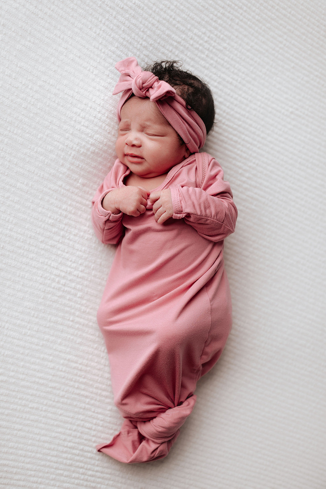 Rose Knotted Baby Gown