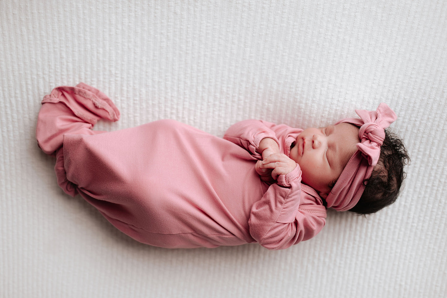 Rose Knotted Baby Gown