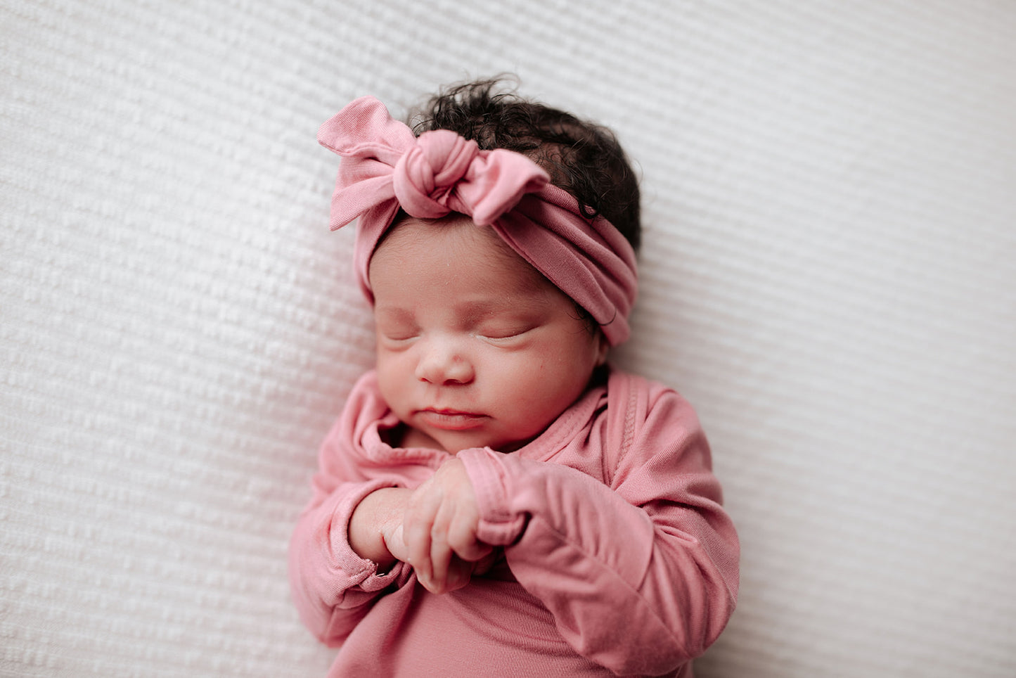 Rose Knotted Baby Gown