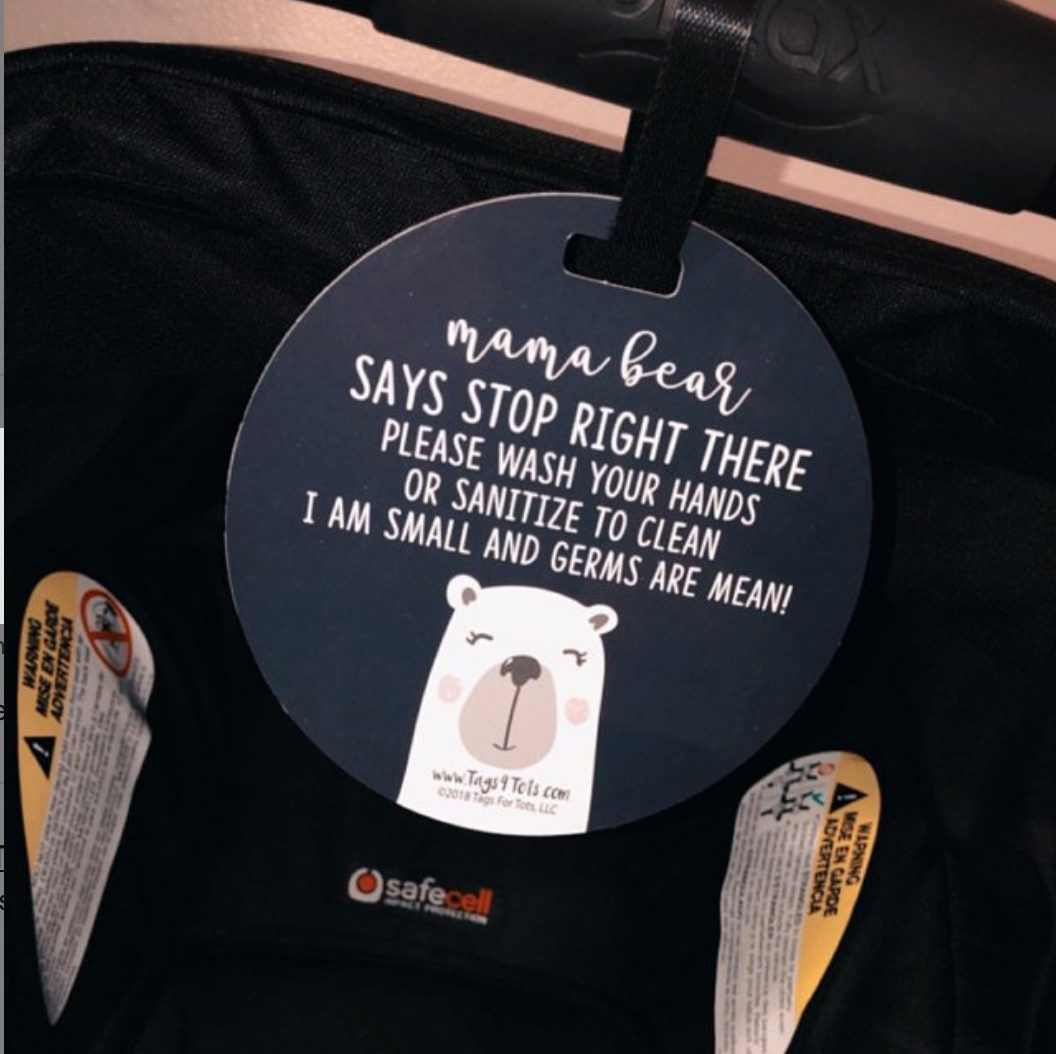 Mama Bear No Touching Tag