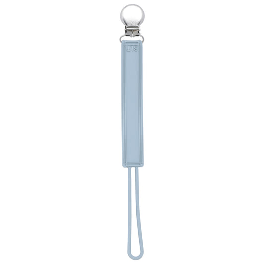 Classic Gray Silicone Pacifier Clip
