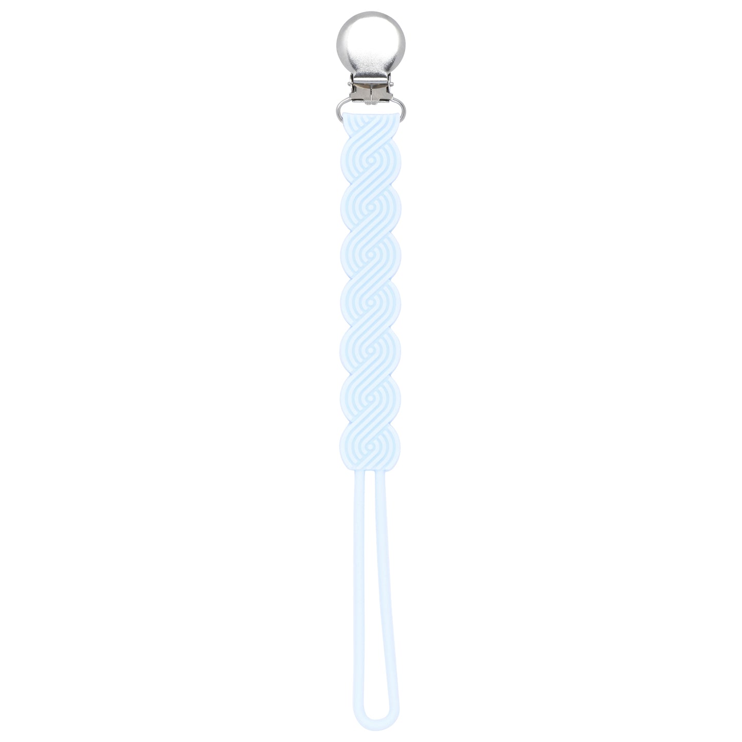 Waverly Baby BlueSilicone Pacifier Clip