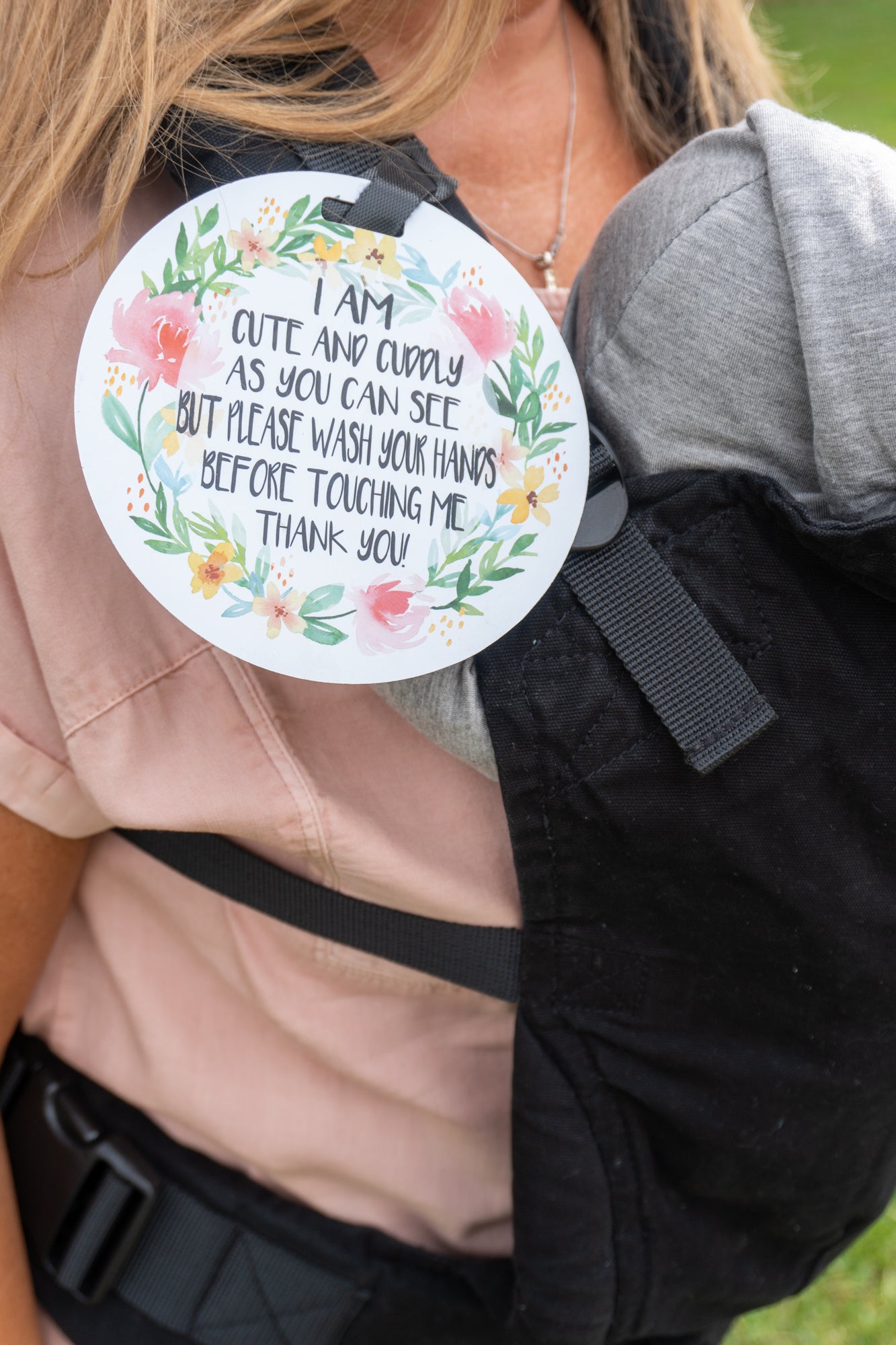 Cute No Touching Tag
