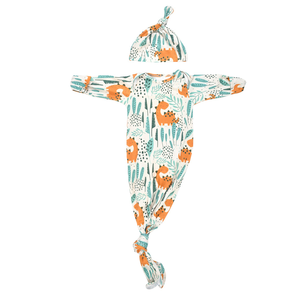 Dinosaur Knotted Gown