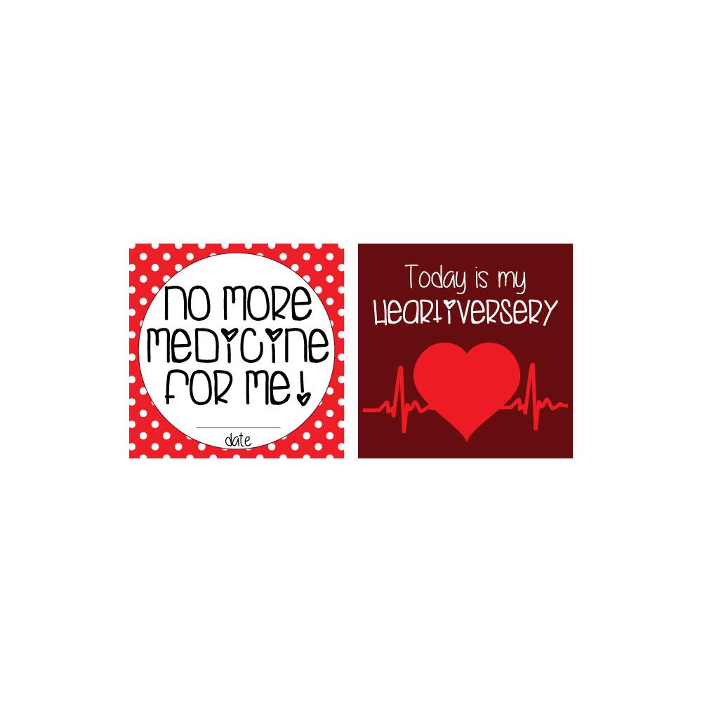 CHD Heart Warrior Plastic Milestone Cards