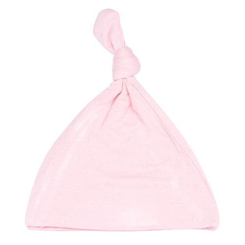 Heavenly Pink Knotted Hat