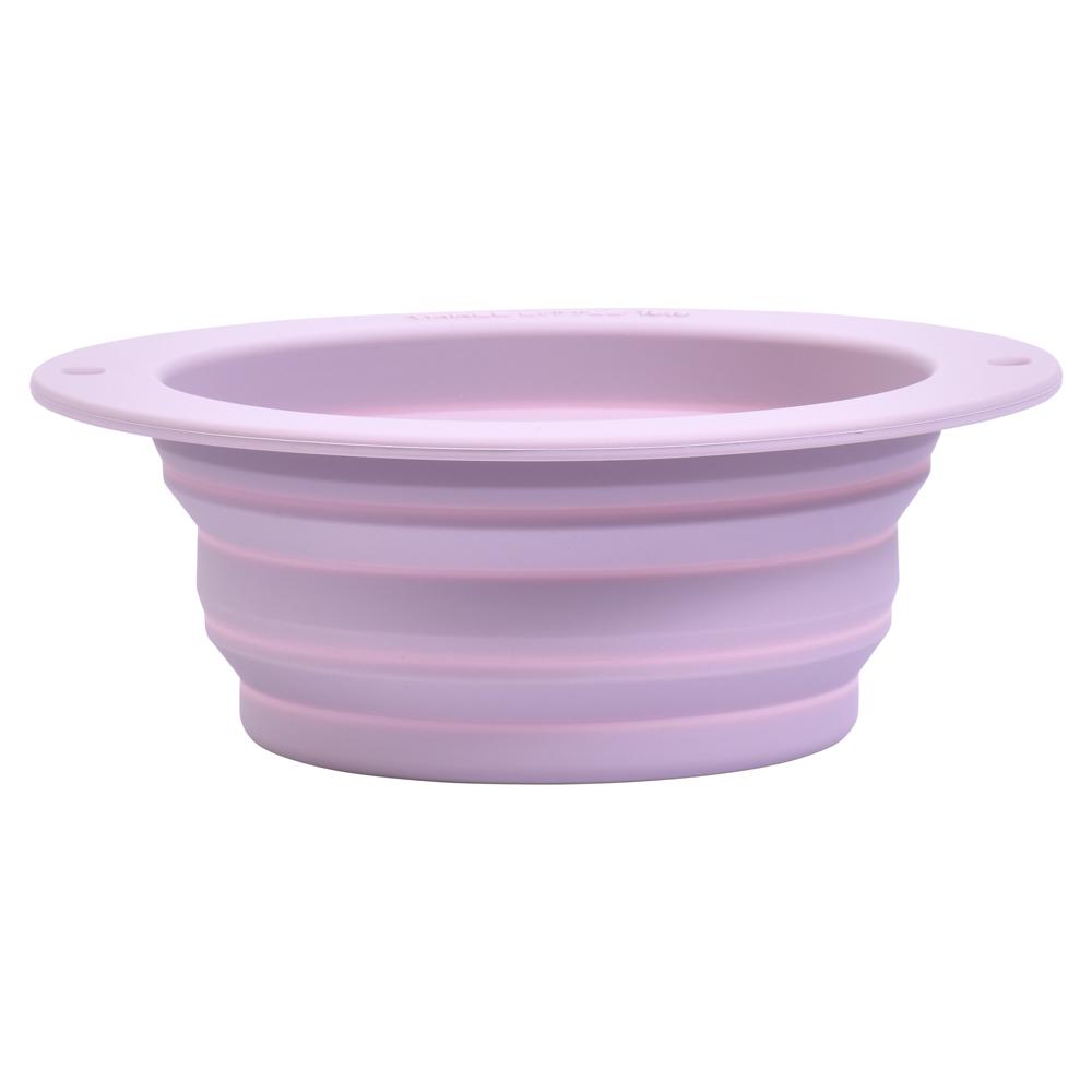 Lilac Collapsible Bowl for Travel or Home