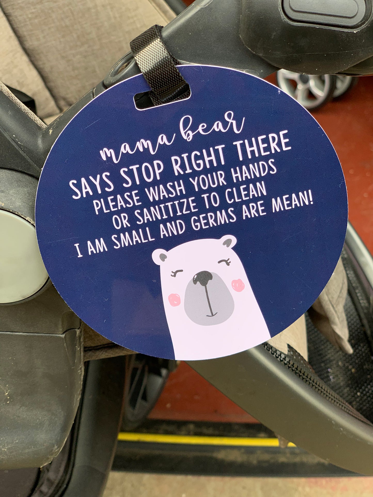 Mama Bear No Touching Tag