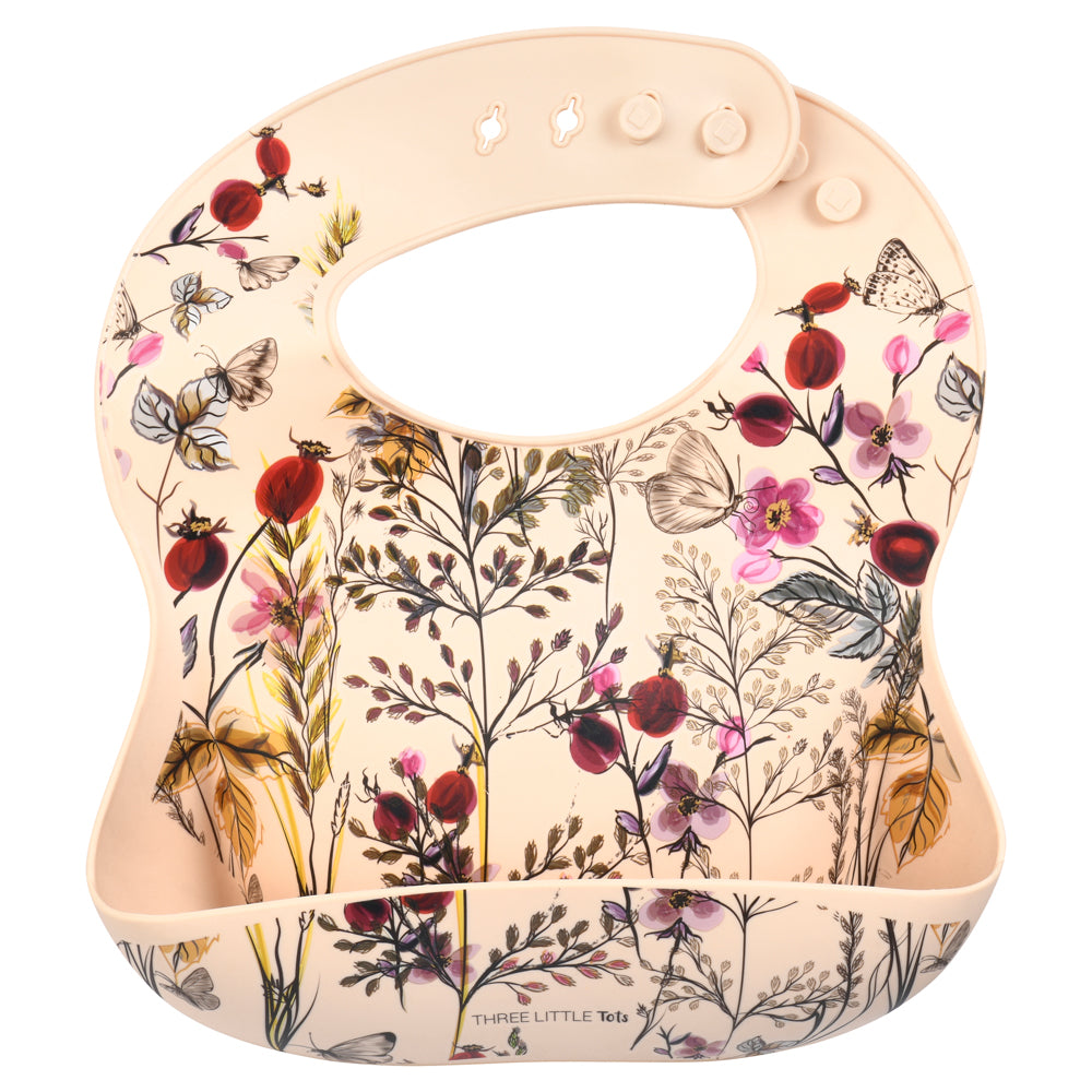 Flower Silicone Bib