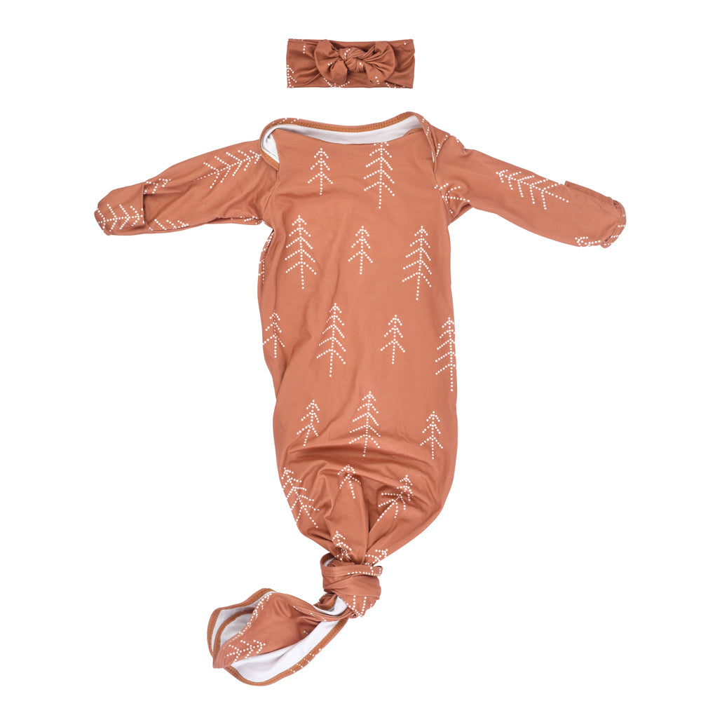Pine Tree Christmas Knotted Gown