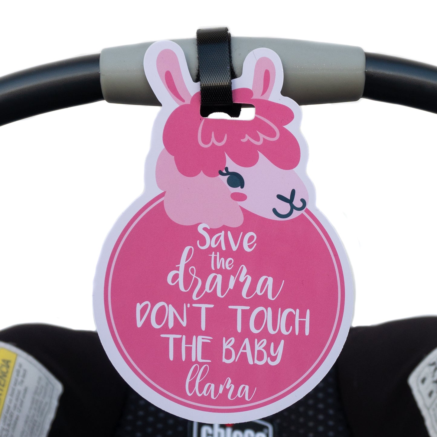 Pink Llama Tag