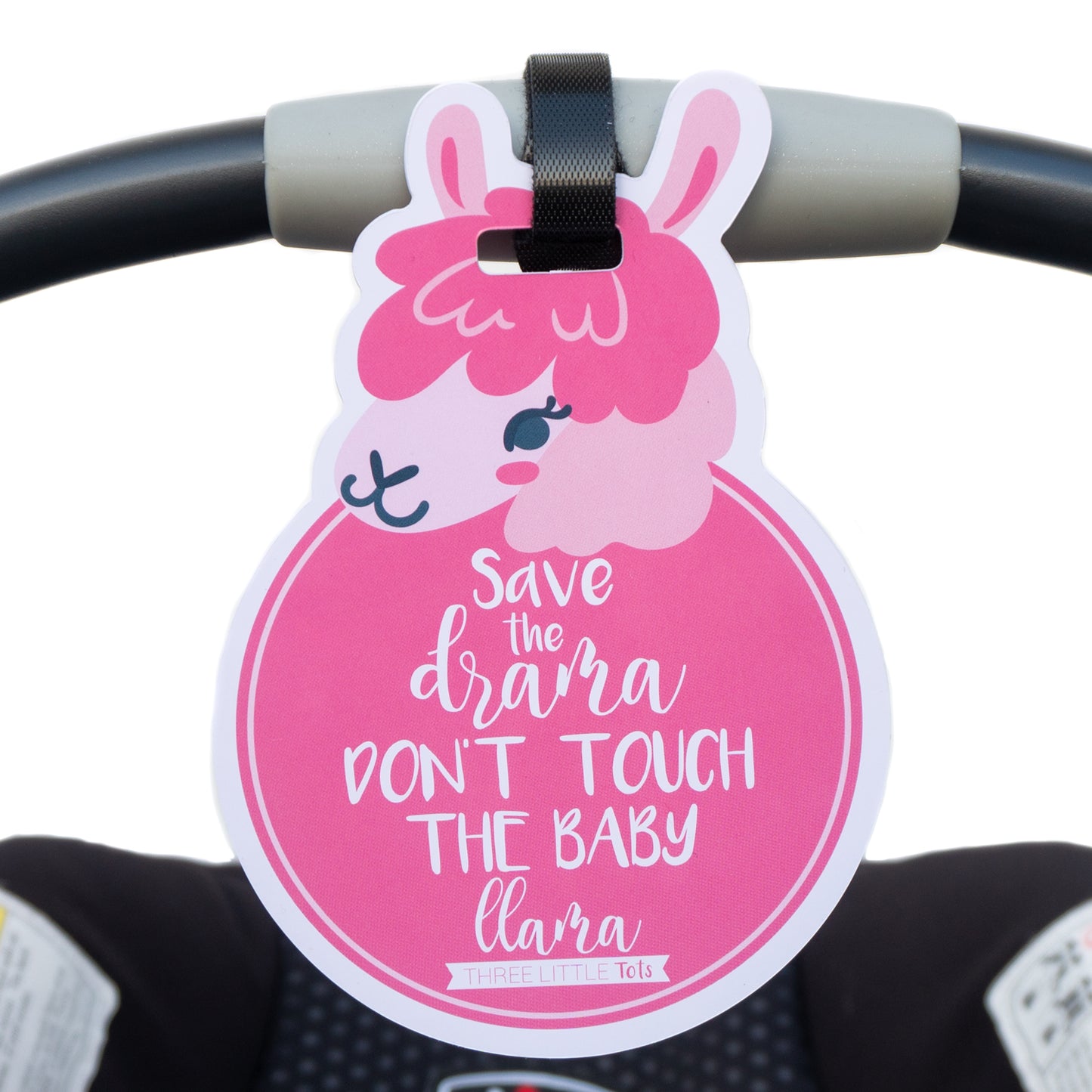 Pink Llama Tag