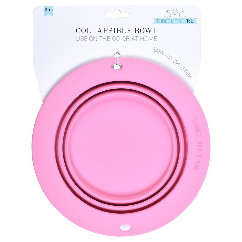 Rose Collapsible Bowl for Travel or Home