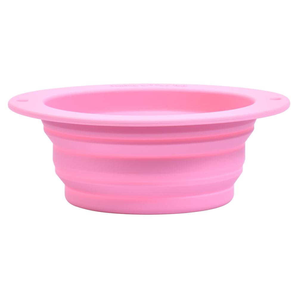 Rose Collapsible Bowl for Travel or Home