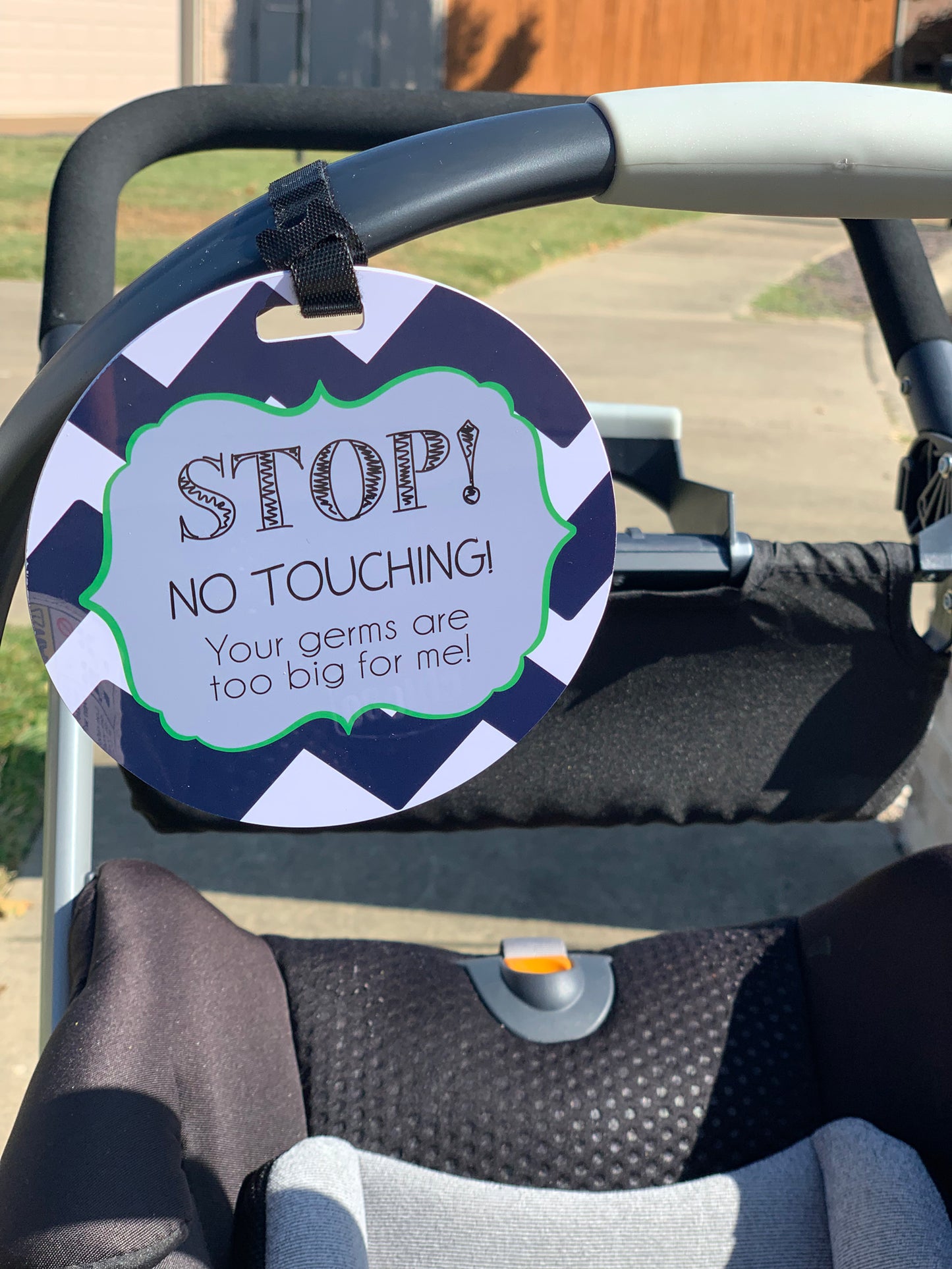 Stop No Touching Boy Tag