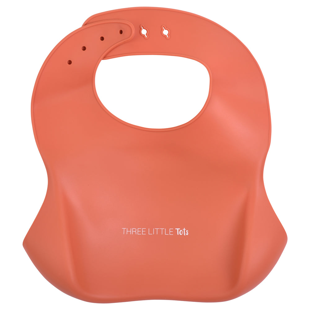 Terracotta Silicone Bibs