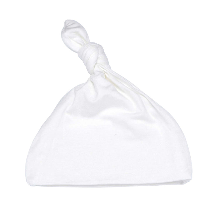 White Knotted Hat