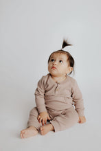 Load image into Gallery viewer, Baby Ribbed Playsuit with pockets
