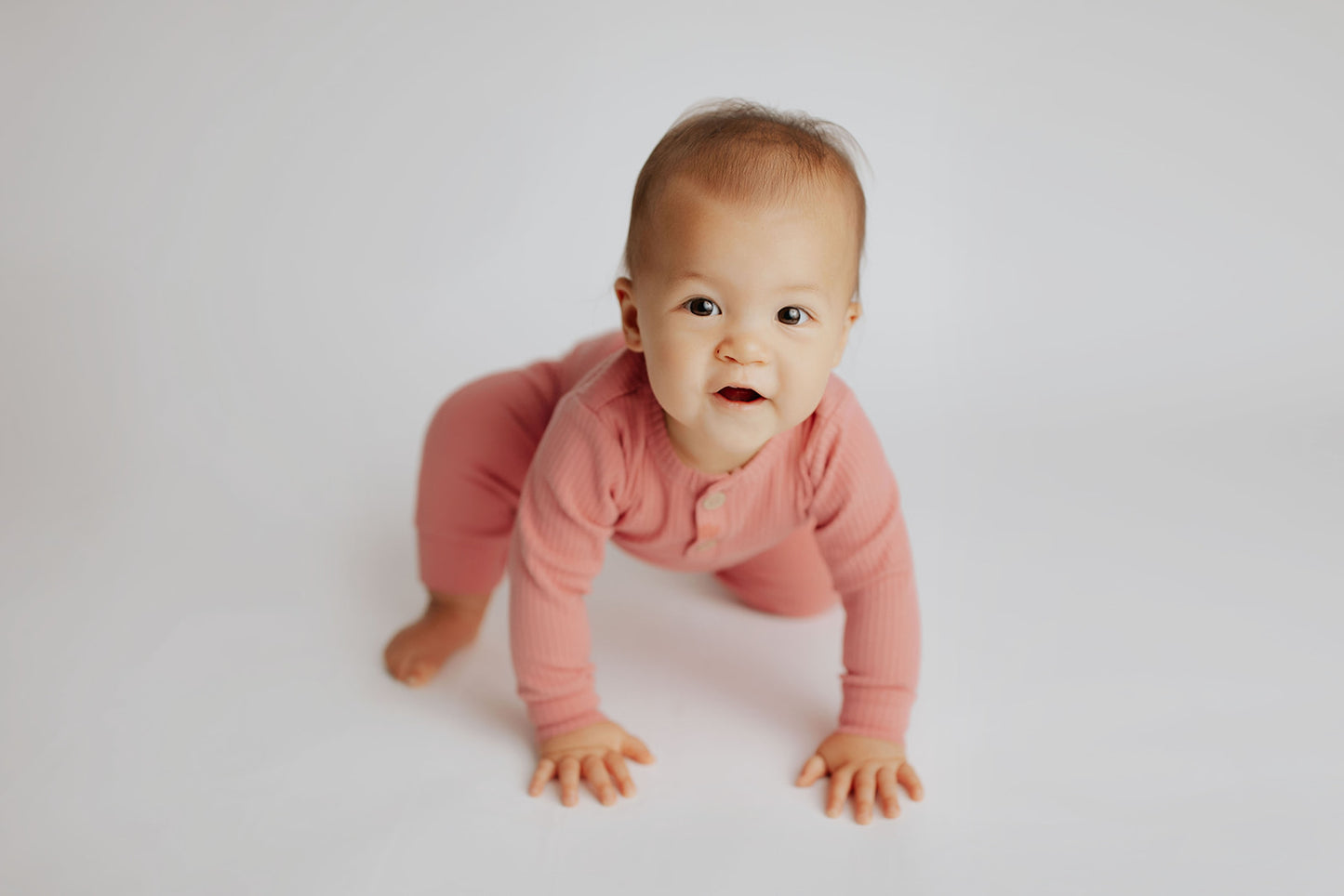 Baby Ribbed Playsuit with pockets