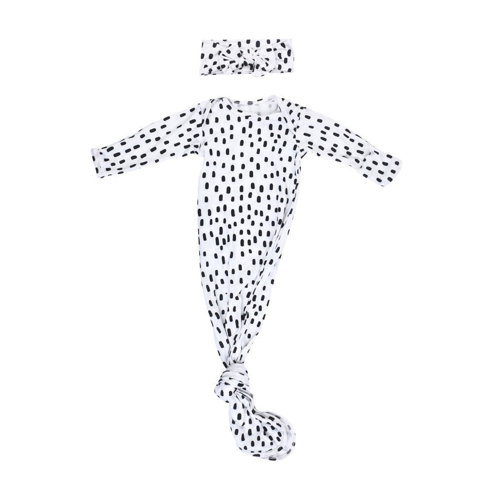 Dot Knotted Gown