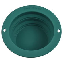 Load image into Gallery viewer, Forrest Green Collapsible Bowl for Travel or Home