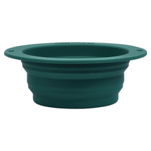 Load image into Gallery viewer, Forrest Green Collapsible Bowl for Travel or Home