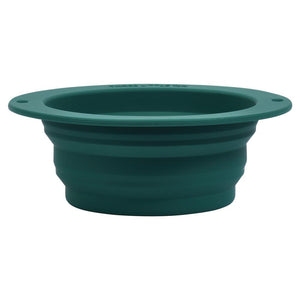 Forrest Green Collapsible Bowl for Travel or Home