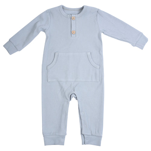 Baby Ribbed Playsuit with pockets