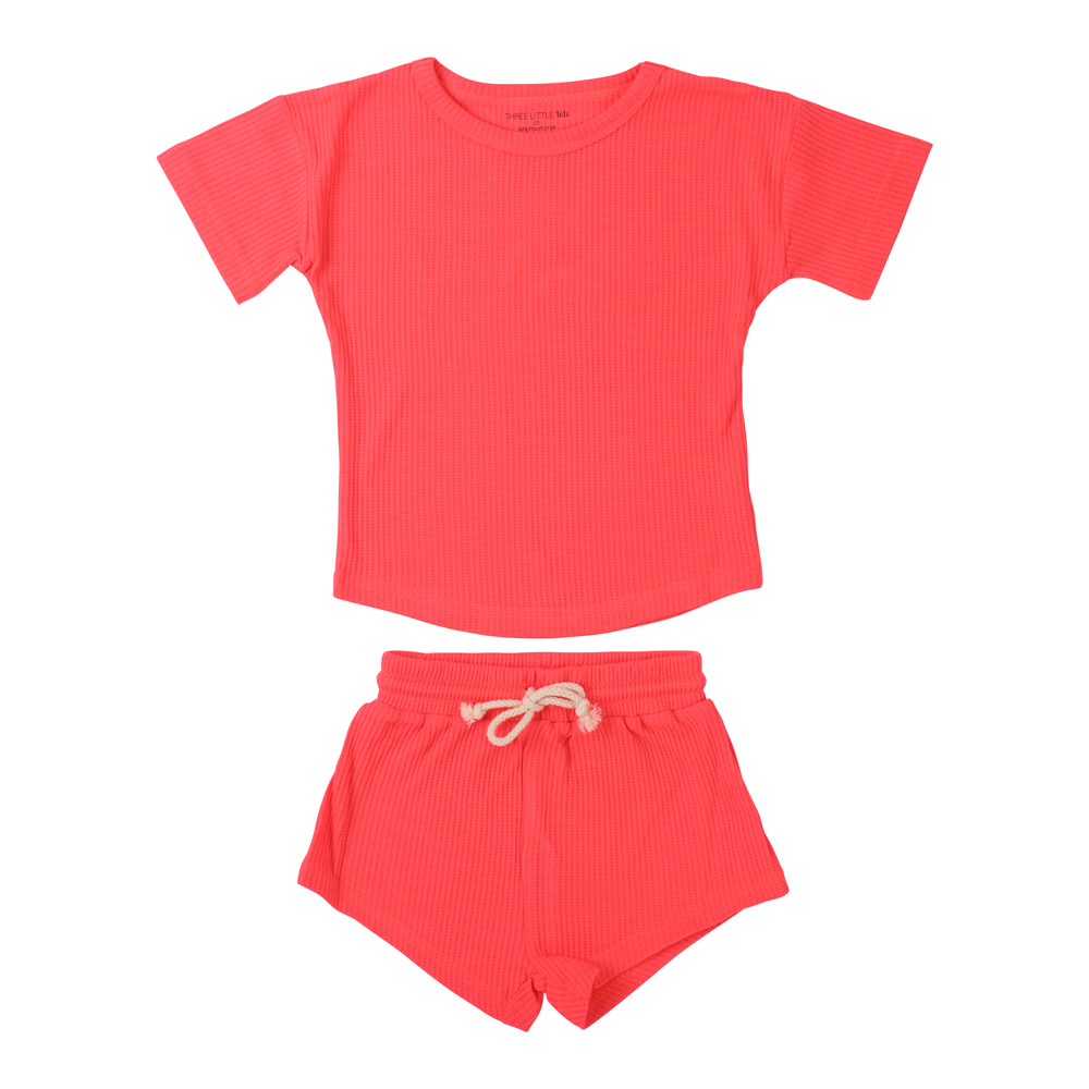 Hot Pink Waffle Set