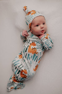 Dinosaur Knotted Gown