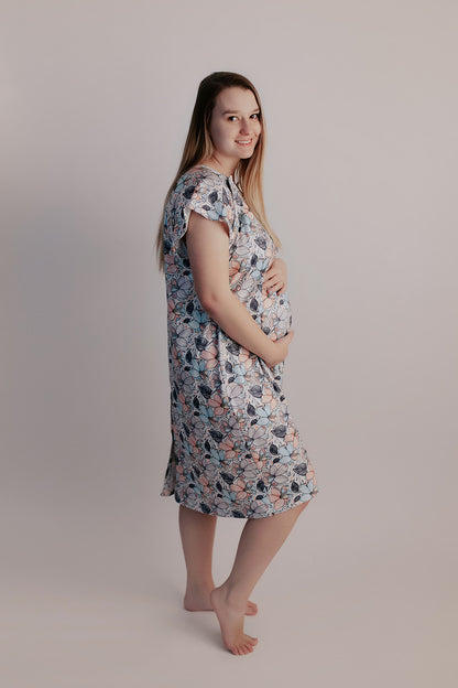 Flower Bloom Labor & Delivery Gown