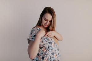 Flower Bloom Labor & Delivery Gown