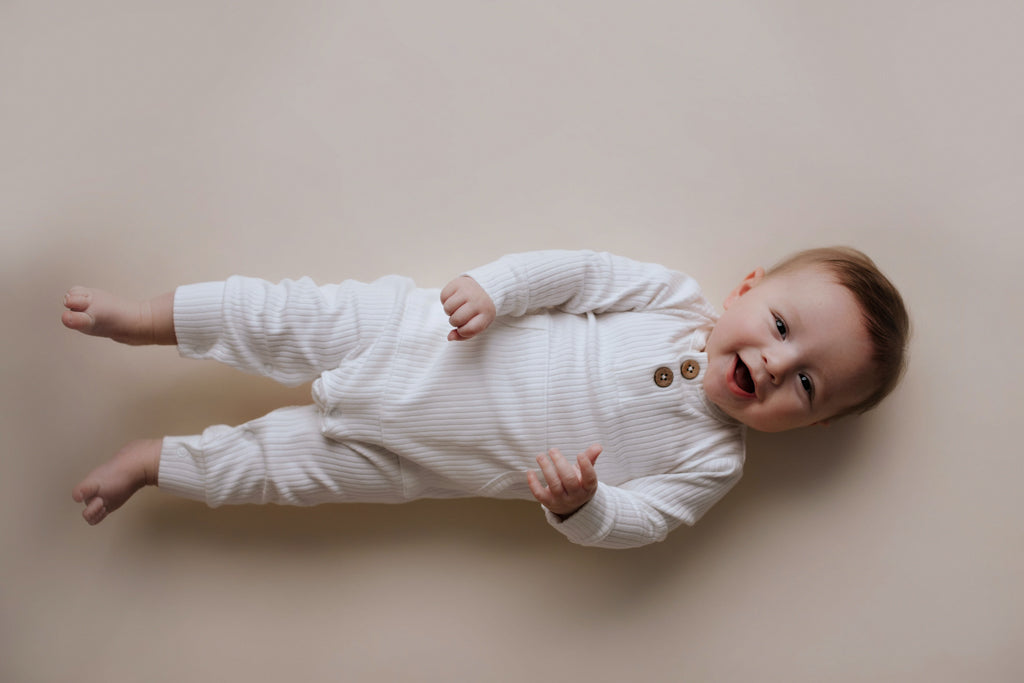 Baby Ribbed Playsuit with pockets