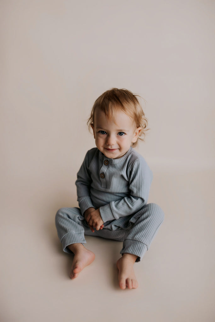 Baby Ribbed Playsuit with pockets