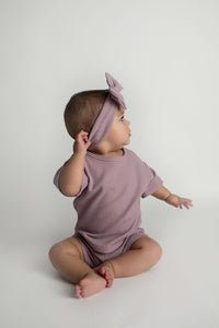 Wild Orchid Waffle Headband