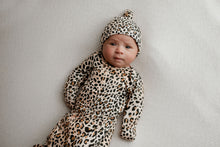 Load image into Gallery viewer, Leopard Knotted Baby Gown