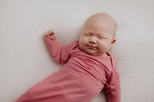 Rose Knotted Baby Gown