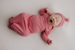 Rose Knotted Baby Gown