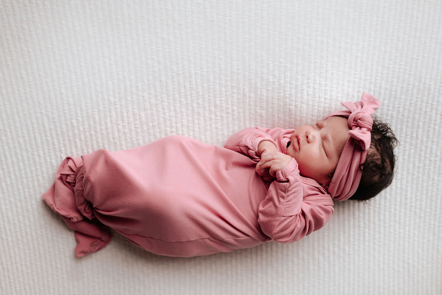 Rose Knotted Baby Gown