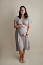 Load image into Gallery viewer, Harbor Mist Labor and Delivery/ Nursing Gown