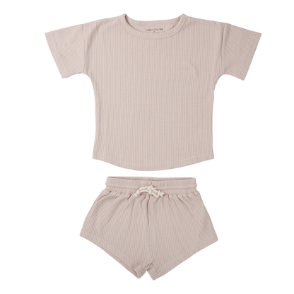 Tan Waffle Set