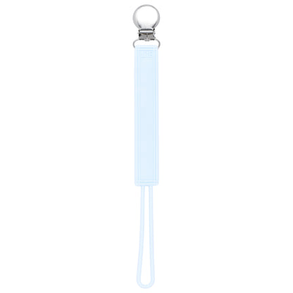 Classic Baby Blue Silicone Pacifier Clip