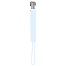 Load image into Gallery viewer, Classic Baby Blue Silicone Pacifier Clip