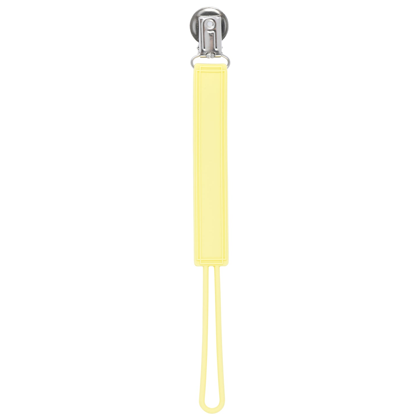 Classic Baby Yellow Silicone Pacifier Clip