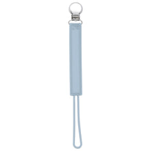 Load image into Gallery viewer, Classic Gray Silicone Pacifier Clip