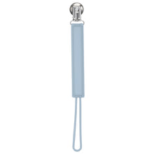 Load image into Gallery viewer, Classic Gray Silicone Pacifier Clip