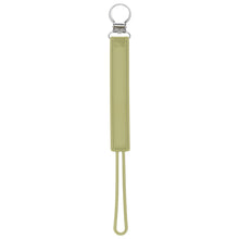 Load image into Gallery viewer, Classic Olive Green Silicone Pacifier Clip