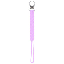 Load image into Gallery viewer, Twist Lavender Silicone Pacifier Clip