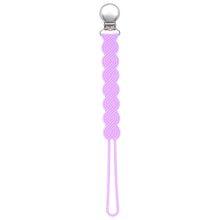 Load image into Gallery viewer, Waverly Lavender Silicone Pacifier Clip